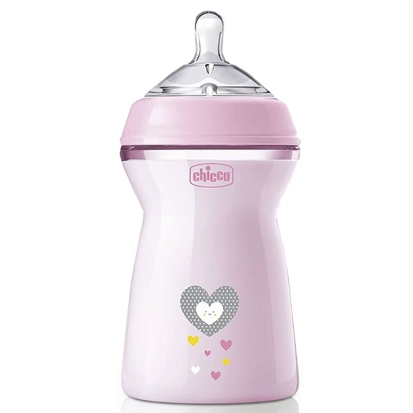 شیشه-شیر-330-میل-قلب-چیکو شیشه شیر قلب چیکو