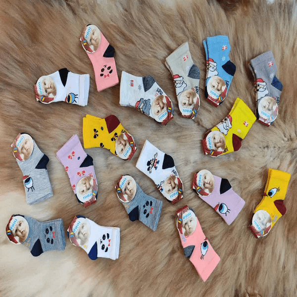 11 جوراب نوزادی